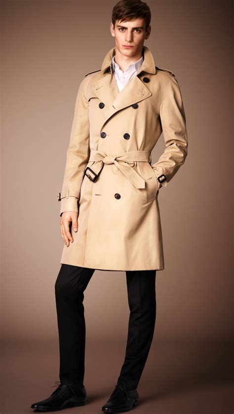 burberry male trench coat|used Burberry trench coat men.